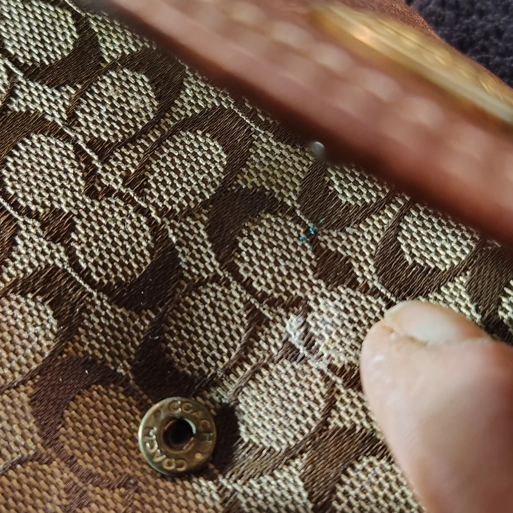 Coach Brown Signature Clutch, Rehab Project!!! - Picture 6 of 6